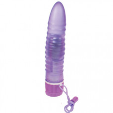 6.5 Inch Rocky Purple Waterproof Jelly Multi speed Vibrator