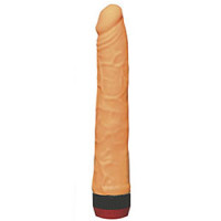 8 1/2 inch Penis Shaped Dildo multi speed Flesh vibrator
